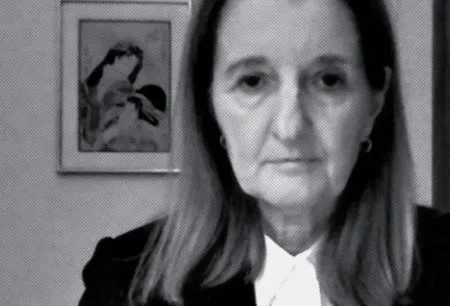 black and white photo of cathy caruth